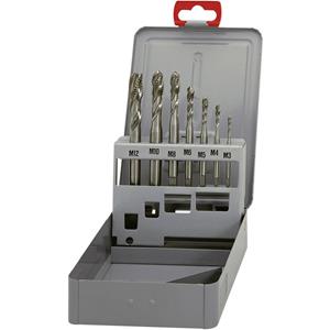 Eventus 10366 Maschinengewindebohrer-Set 7teilig metrisch Rechtsschneidend DIN 371 HSS 35° RSP 1 Se C93113