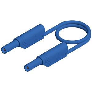 skshirschmann SKS Hirschmann MLS WS 50/2,5 bl Veiligheidsmeetsnoer [Banaanstekker 4 mm - Banaanstekker 4 mm] 0.50 m Blauw 1 stuk(s)