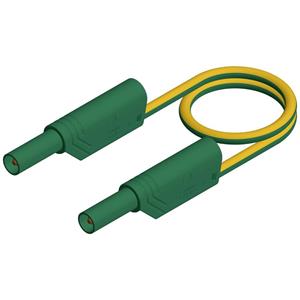 skshirschmann SKS Hirschmann MLS WS 200/2,5 ge/gn Veiligheidsmeetsnoer [Banaanstekker 4 mm - Banaanstekker 4 mm] 2.00 m Geel 1 stuk(s)