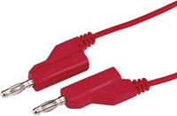 Voltcraft MS5/RT Meetsnoer [Banaanstekker 4 mm - Banaanstekker 4 mm] 5.00 m Rood 1 stuk(s)
