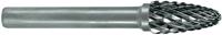 RUKO 116031 Freesstift Hardmetaal Ronde boog 8 mm Lengte 60 mm Schachtdiameter 6 mm