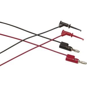 fluke TL960 Messleitungs-Set [Abgreifklemmen - Bananenstecker 4 mm] 0.90m Rot, Schwarz