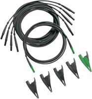 Fluke TLS430 Veiligheidsmeetsnoerenset [Banaanstekker 4 mm, Krokodilklem - Banaanstekker 4 mm] Zwart, Groen 1 stuk(s)