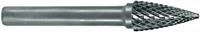 RUKO 116028 Freesstift Hardmetaal Spitsboog 12 mm Lengte 65 mm Schachtdiameter 6 mm