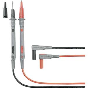 Voltcraft MS-4N Veiligheidsmeetsnoerenset [ Banaanstekker 4 mm - Testpunt] 1.20 m Zwart, Rood