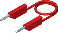 skshirschmann SKS Hirschmann CO MLN 150/2,5 Messleitung [Lamellenstecker 4mm - Lamellenstecker 4 mm] 1.50m Rot Q55862