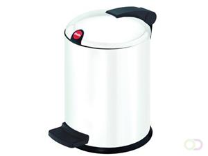 Hailo 0704-080 Design S Pedaalemmer 4L Wit/Zwart