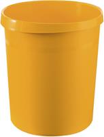 HAN Papierkorb GRIP, 18 Liter, rund, gelb