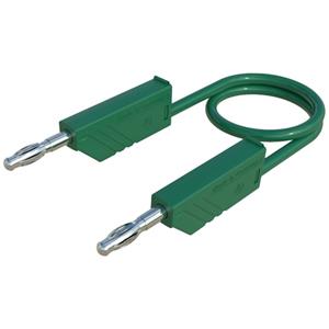 skshirschmann SKS Hirschmann MLN 25/2,5 GN Meetsnoer [Banaanstekker 4 mm - Banaanstekker 4 mm] 25.00 cm Groen 1 stuk(s)