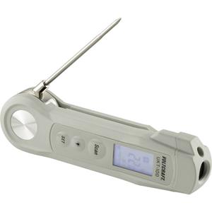 Voltcraft UKT-100 Insteekthermometer Meetbereik temperatuur -40 tot 280 °C LED-zaklamp, Contactloze IR-meting, IP65