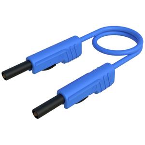 skshirschmann SKS Hirschmann MLB 100/1 V bl Meetsnoer [Banaanstekker 4 mm - Banaanstekker 4 mm] 1.00 m Blauw 1 stuk(s)
