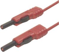 skshirschmann MLB 200/1V rt Messleitung [Lamellenstecker 4mm - Lamellenstecker 4 mm] 2.00m Rot