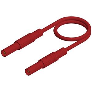 skshirschmann SKS Hirschmann MLS GG 100/1 rt Veiligheidsmeetsnoer [Banaanstekker 4 mm - Banaanstekker 4 mm] 1.00 m Rood 1 stuk(s)
