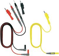 Weidmüller ZUB TEMPHASER Sicherheits-Messleitungs-Set [Lamellenstecker 4mm - Abgreifklemmen, Prüfs
