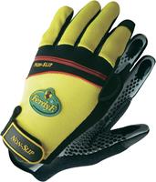 Handschuhe NON-SLIP gelb / schwarz, 1 Paar Größe 7 (S)