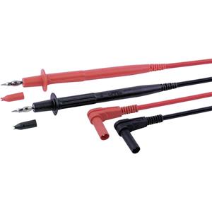 Stäubli XPF-484 100 CM Veiligheidsmeetsnoerenset [Banaanstekker 4 mm - Testpunt] 1.00 m Zwart, Rood 1 set(s)