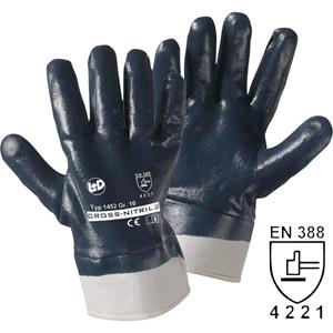 L+D Cross-Nitril 1452 Nitrilkautschuk Arbeitshandschuh Größe (Handschuhe): 10, XL EN 388 CAT II 1 C27741