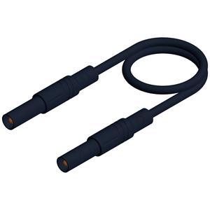 skshirschmann SKS Hirschmann MLS GG 100/2,5 sw Veiligheidsmeetsnoer [Banaanstekker 4 mm - Banaanstekker 4 mm] 1.00 m Zwart 1 stuk(s)