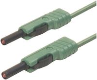 skshirschmann SKS Hirschmann MLB 50/1V gn Messleitung [Lamellenstecker 4mm - Lamellenstecker 4 mm] 0.50m Grün X40940