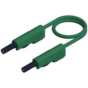 skshirschmann SKS Hirschmann MLB 200/1 V gn Meetsnoer [Banaanstekker 4 mm - Banaanstekker 4 mm] 2.00 m Groen 1 stuk(s)