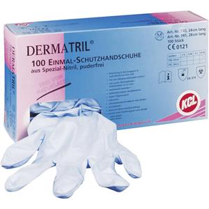 KCL Dermatril 740-9 100 stuk(s) Nitril Wegwerphandschoen Maat (handschoen): 9, L