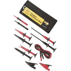 Fluke TLK-225-1 Veiligheidsmeetsnoerenset [ Banaanstekker 4 mm - Banaanstekker 4 mm] 1.50 m Zwart, Rood