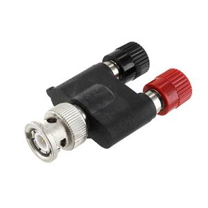 Telegärtner Messadapter BNC-Stecker - Buchse 4 mm, Buchse 4mm Schwarz, Rot