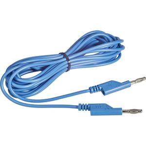 Voltcraft MS5/BL Meetsnoer [ Banaanstekker 4 mm - Banaanstekker 4 mm] 5 m Blauw