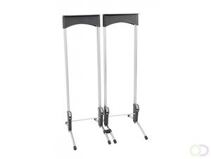 Hailo Afvalzakhouder  Duo Afvalzakhouder met Handbediening, Grijs