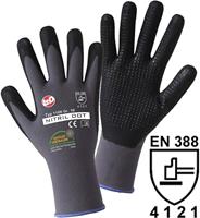 l+d NITRIL DOT Nylon Arbeitshandschuh Größe (Handschuhe): 11, XXL EN 388 , EN 407 CAT II 1 Pa