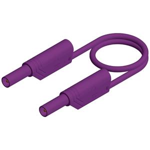 skshirschmann SKS Hirschmann MLS WS 200/2,5 Veiligheidsmeetsnoer [Banaanstekker 4 mm - Banaanstekker 4 mm] 2.00 m Violet 1 stuk(s)