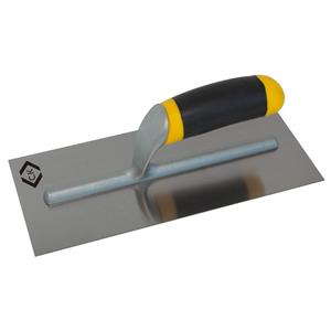 C.K Tools Verputzerkelle aus Kohlenstoffstahl mit Kunststoffgriff, 280 x 120 mm