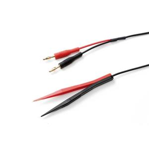 Skshirschmann SKS Hirschmann TW 120 BAN Meetsnoer [ Banaanstekker 4 mm - Testpunt] 1.20 m Zwart/rood
