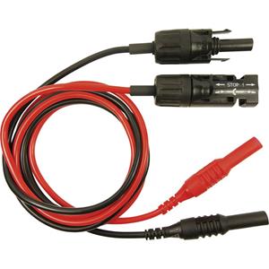 Cliff CIH7250 Meetsnoerenset [MC-stekker, MC-bus - Stekker 4 mm] 1.00 m Rood, Zwart 1 stuk(s)