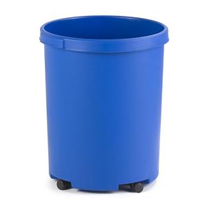 Afvalbak Rond 50 liter, Blauw