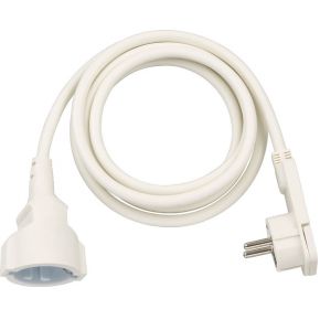 Brennenstuhl Verl Kabel 1168980220 Indoor Schuko Extension Cable, 2m (White)