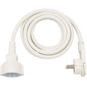 Brennenstuhl Verl Kabel 1168980230 Indoor Schuko Extension Cable, 3m (White)