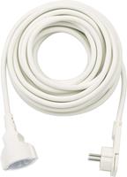 Brennenstuhl Verl Kabel 1168980210 Flat Plug Schuko Extension Cable, 10m (White)