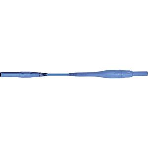 Stäubli XSMS-419 Veiligheidsmeetsnoer [Banaanstekker 4 mm - Banaanstekker 4 mm] 1.00 m Blauw 1 stuk(s)