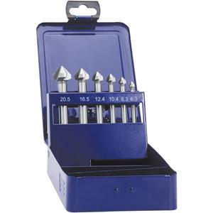 eventusbyexact Eventus by Exact 05540 Kegelverzinkboorset 6-delig 6.3 mm, 8.3 mm, 10.4 mm, 12.4 mm, 16.5 mm, 20.5 mm HSS Cilinderschacht 1 set(s)