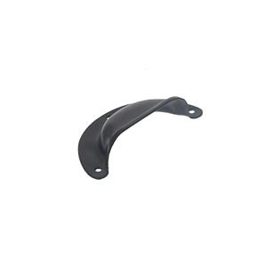 Schelpgreep 73x33mm zwart