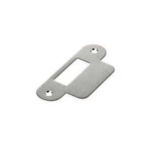 Sluitplaat rvs afger.loop korte lip-
