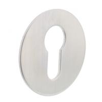 PC plaatje renovatie zelfklevend, rond plat 55x2mm RVS