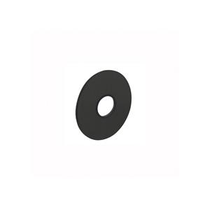 Rozet renovatie zelfklevend, rond plat 55x2mm RVS/mat zwart