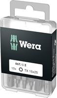 wera 867/1 Z DIY SiS Torx-Bit T 15 Werkzeugstahl legiert, zähhart D 6.3 10St.