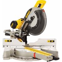 Dewalt DWS780XPS 305mm Telescopische afkortzaag en verstekzaagmachine met laser + GRATIS handzaag 1675 Watt