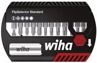 Wiha Bitset FlipSelector Standard 25 mm SIT (voor Assy® en Pias-schroeven) 13-delig 1/4" (39045)