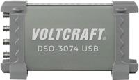 Voltcraft DSO-3074 USB-oscilloscoop 70 MHz 4-kanaals 250 MSa/s 16 kpts 8 Bit Digitaal geheugen (DSO), Spectrumanalyzer 1 stuk(s)