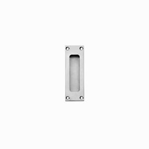 Schuifdeurkom rechthoek 120x40mm met schroefgaten RVS