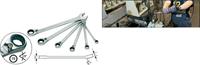 Hazet - 606/6-1 Steek-/ratelsleutelset 6-delig 21 - 32 mm
